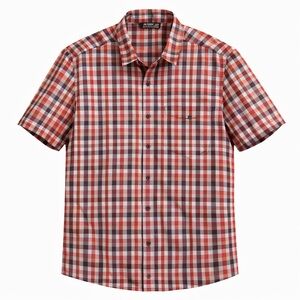 Arc'teryx Red and White Plaid Men's Shirt